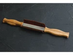 Řezbářský nůž BeaverCraft DK1S - Drawknife with Oak Handle in Leather Sheath