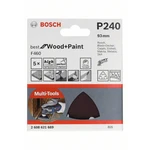 Bosch Accessories  2608621690 sada brúsneho papiera pre delta brúsky  Zrnitosť 60, 120, 240  (d x š) 93 mm x 93 mm 1 ks