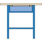 Thur-Metall 64800333 Pracovný stôl (š x v x h) 1000 x 845 x 700 mm