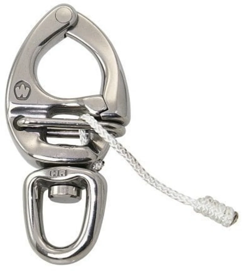 Wichard HR Quick Release Snap Shackle Stainless Steel AISI630 with Swivel Eye 11 mm-14 mm Šekl