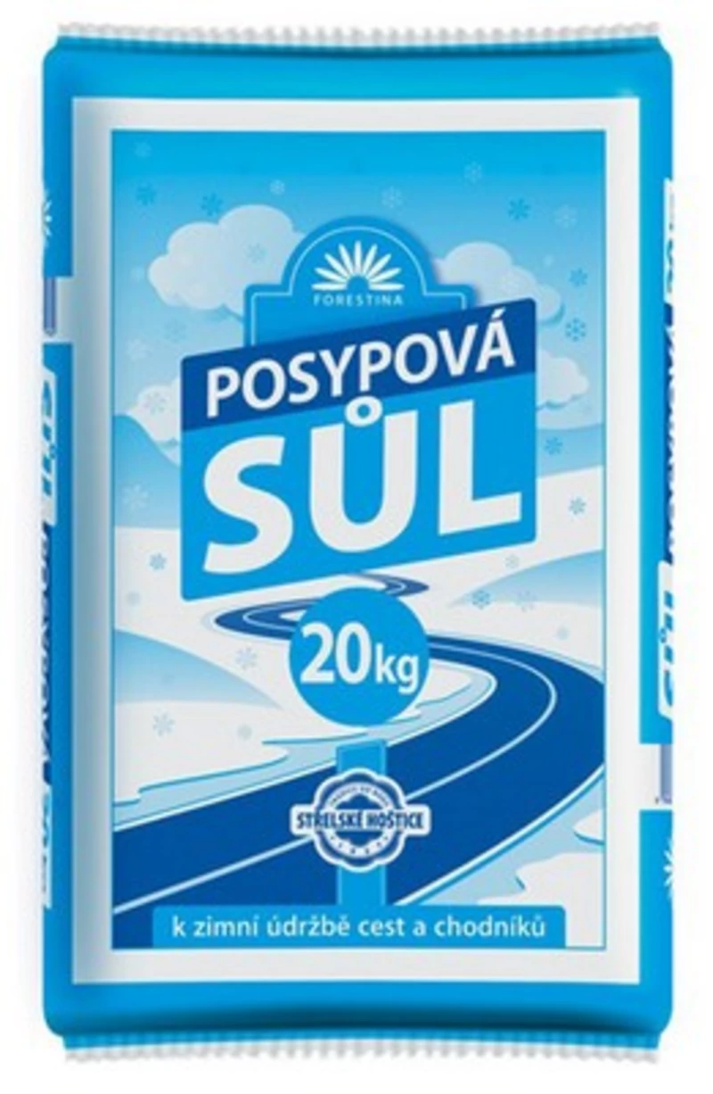 MDtools Posypová sůl, hrubá, granule 3,2 – 0,2 mm, balení 20 kg