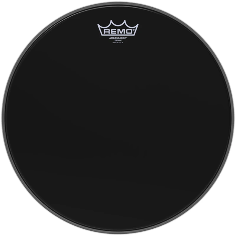 Remo ES-0018-00 Ambassador Ebony 18" Blána na buben