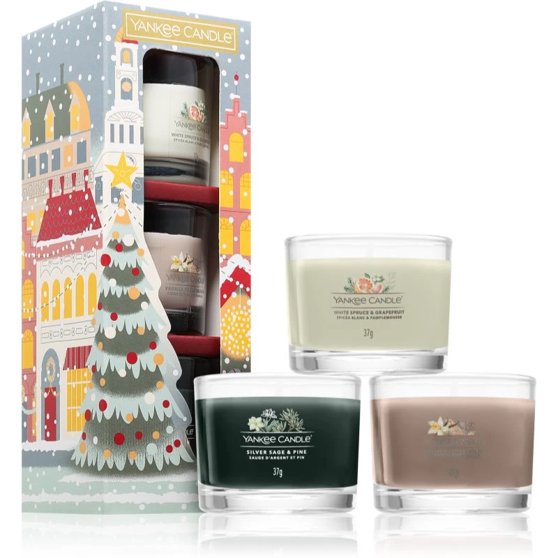 Yankee Candle Christmas Collection Votive Candles dárková sada