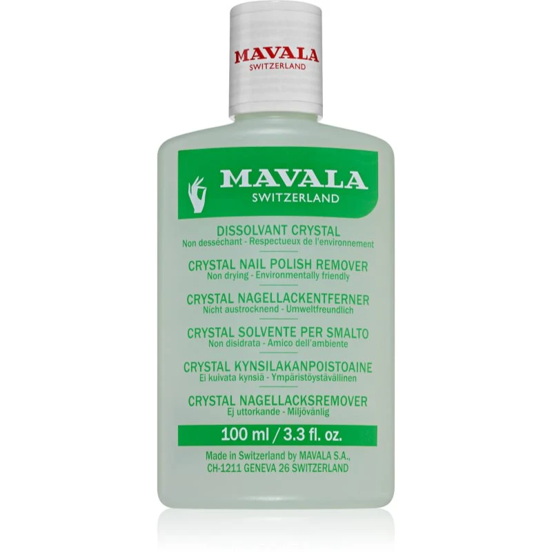 Mavala Crystal Nail Polish Remover odlakovač na nehty bez acetonu 100 ml