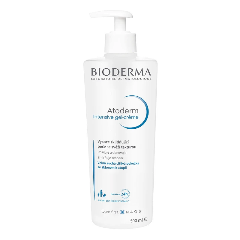 Bioderma Hydratační gelový krém pro suchou až atopickou pokožku Atoderm (Intensive Gel-Cream) 500 ml