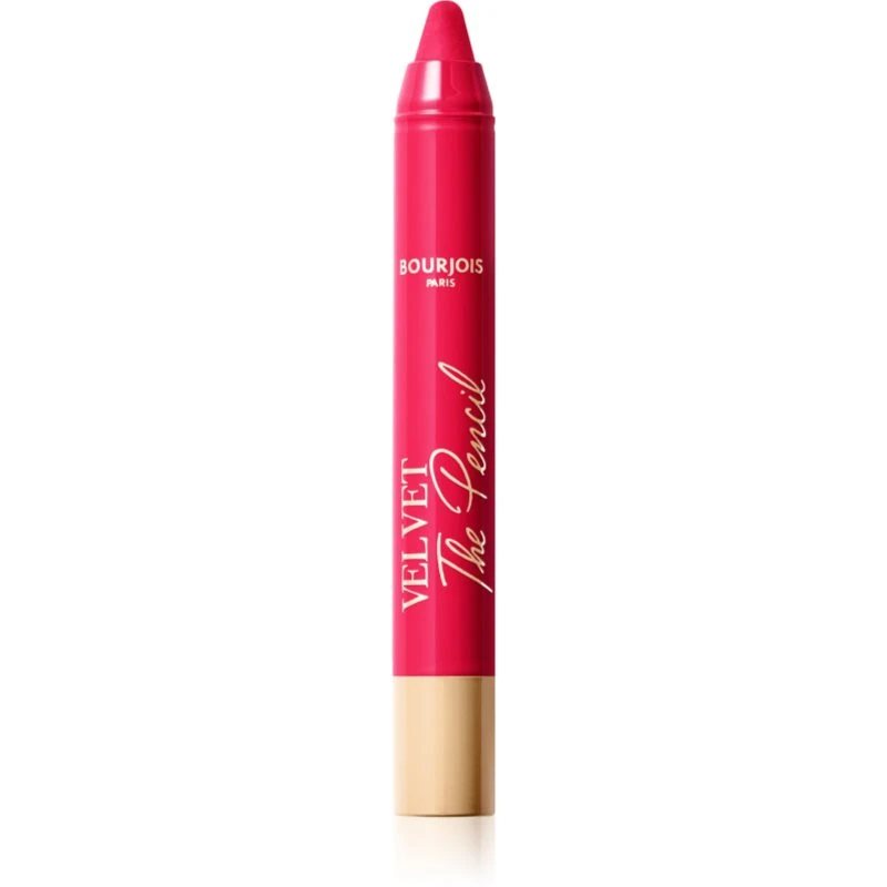 Bourjois Velvet the Pencil rtěnka v tužce s matným efektem odstín 06 Framboise Griffée 1,8 g