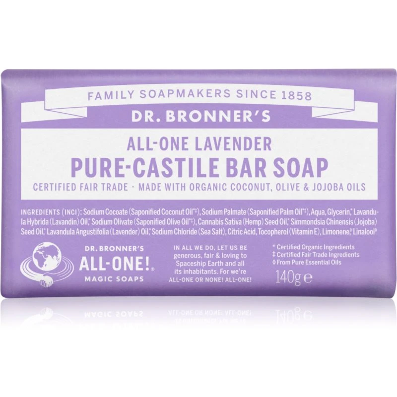 Dr. Bronner’s Lavender tuhé mýdlo 140 g