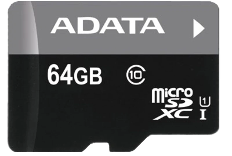 Paměťová karta ADATA 64GB MicroSDXC Class 10 Premier, 50MB/s s adaptérem