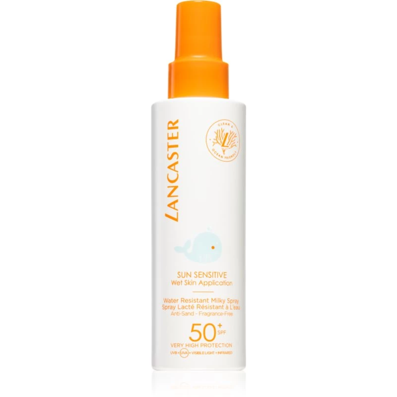 Lancaster Sun Sensitive Kids Milky Spray opalovací sprej pro děti SPF 50+ 150 ml