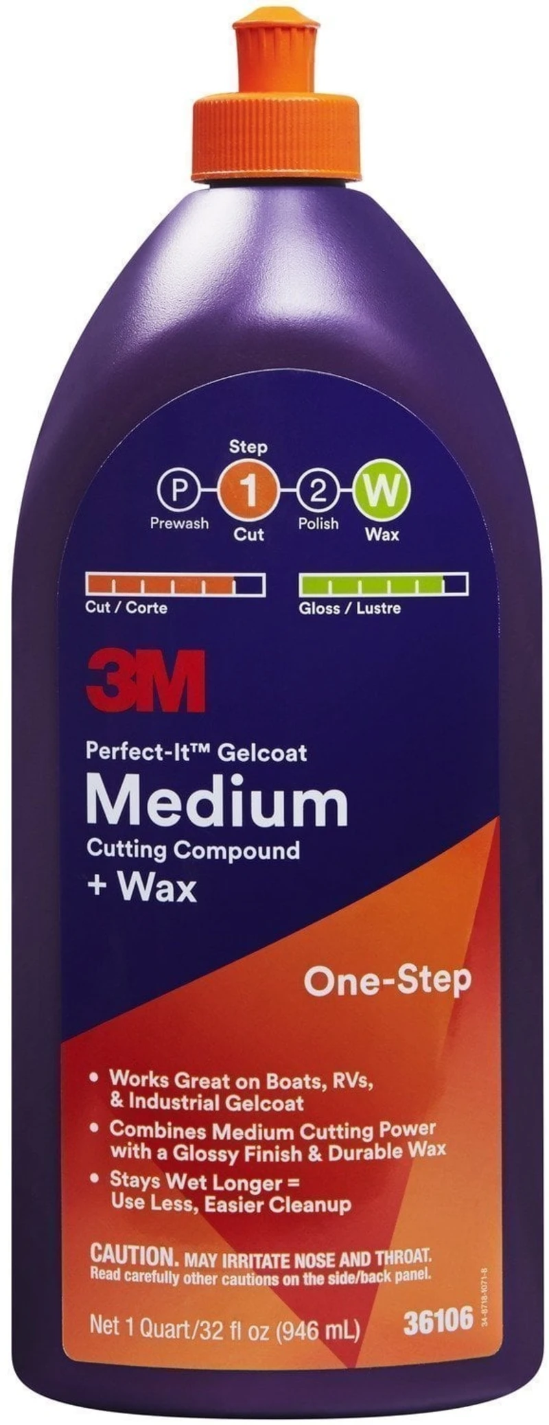 3M Perfect-It Gelcoat 946 ml Lodní čistící prostředek