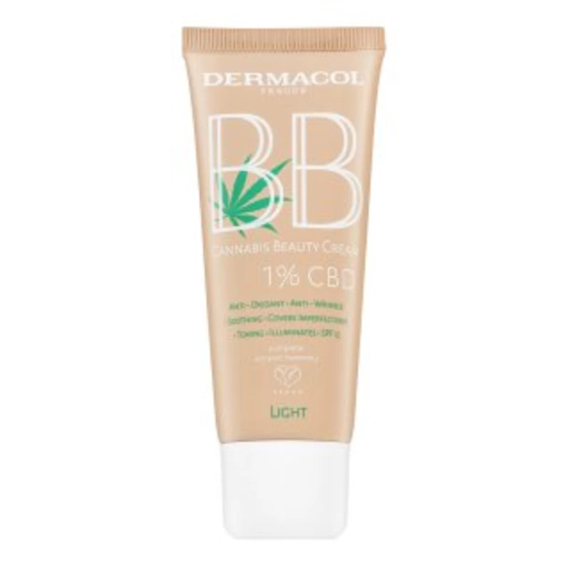 Dermacol BB Cannabis Beauty Cream BB krém pro sjednocení barevného tónu pleti Light 30 ml