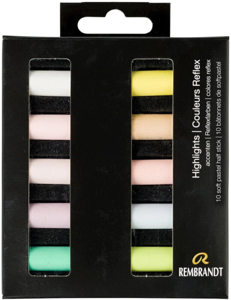 Rembrandt Soft Pastels Sada suchých pastelů Highlights Set 10 ks