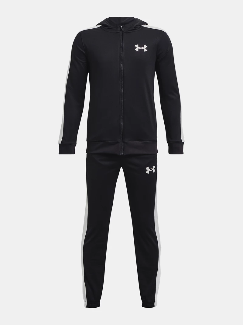 Under Armour Souprava UA Knit Hooded Track Suit-BLK - Kluci